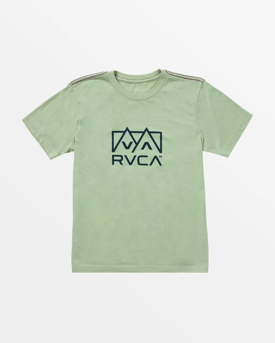 RVCA BOYS PEAKS TEE Granite Green Outlet