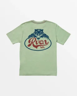 RVCA BOYS PROWL TEE Granite Green Clearance