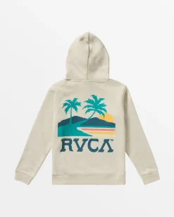RVCA BOYS SUNNY DAYS HOODIE Silver Bleach Online