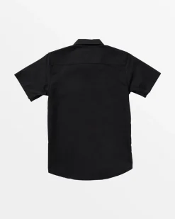 RVCA BOYS THAT'LL DO SHORT SLEEVE SHIRT Black Best