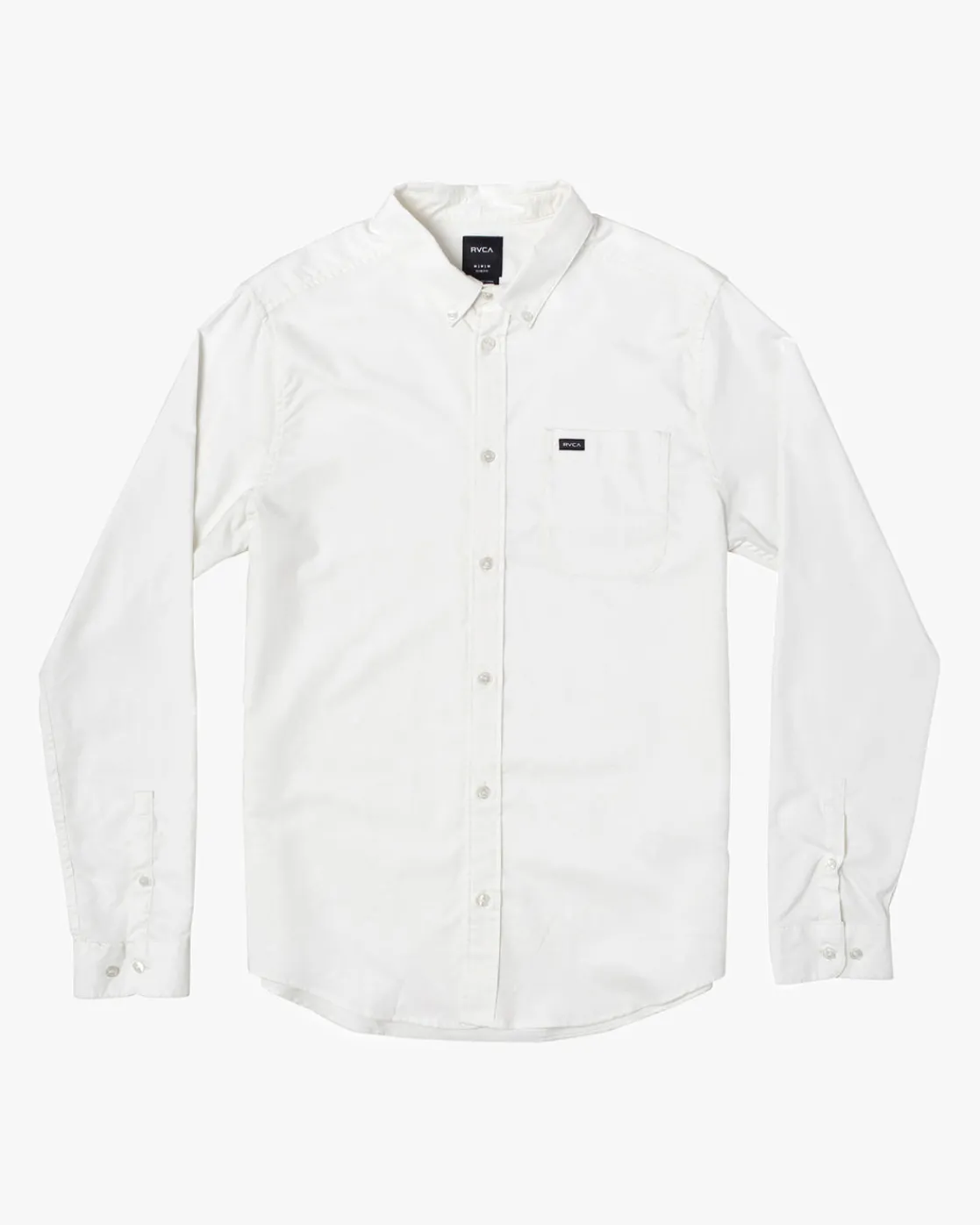 RVCA BOYS THATLL DO STRETCH LONG SLEEVE SHIRT White