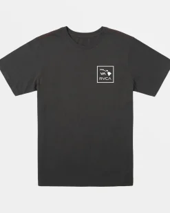 RVCA BOYS VA ATW PALM SHORT SLEEVE TEE Pirate Black Hot