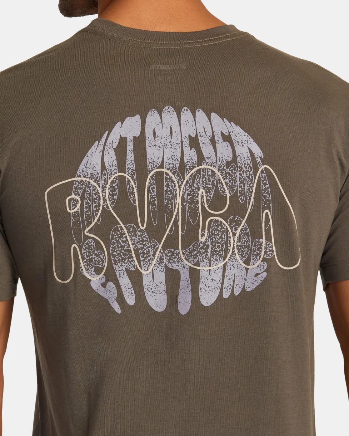 RVCA BUBBLE PRINT SHORT SLEEVE TEE Mocha Online