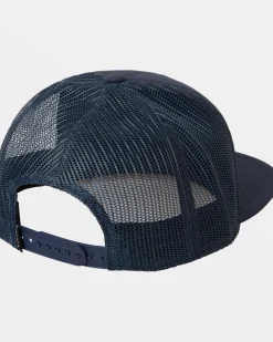 RVCA BUCK TRUCKER HAT Navy Hot