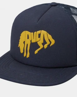 RVCA BUCK TRUCKER HAT Navy Hot