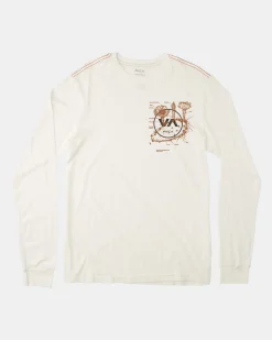 RVCA CACTUSCEA LONG SLEEVE TEE Antique White New