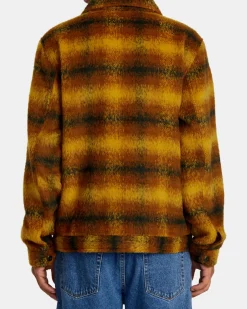 RVCA CHAINMAIL ZIP FLANNEL Black Best