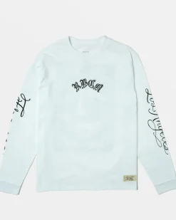 RVCA CHEFS KISS LONG SLEEVE T-SHIRT White