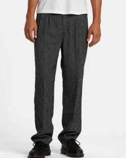 RVCA CHEFS KISS RELAXED FIT PANTS Charcoal Heather Online