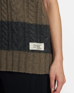 RVCA CHEFS KISS SWEATER VEST Black New