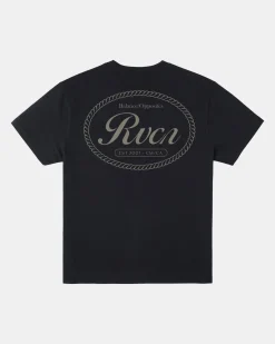 RVCA CLASSIC SEAL TEE Black Hot