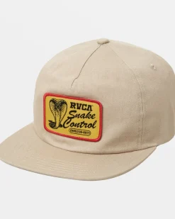 RVCA COBRA SERVICES SNAPBACK HAT Khaki Hot