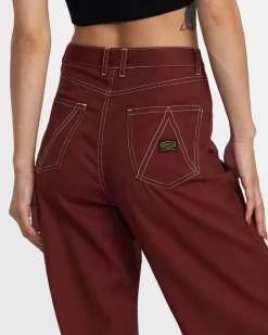 RVCA COCO PANTS Madder Brown