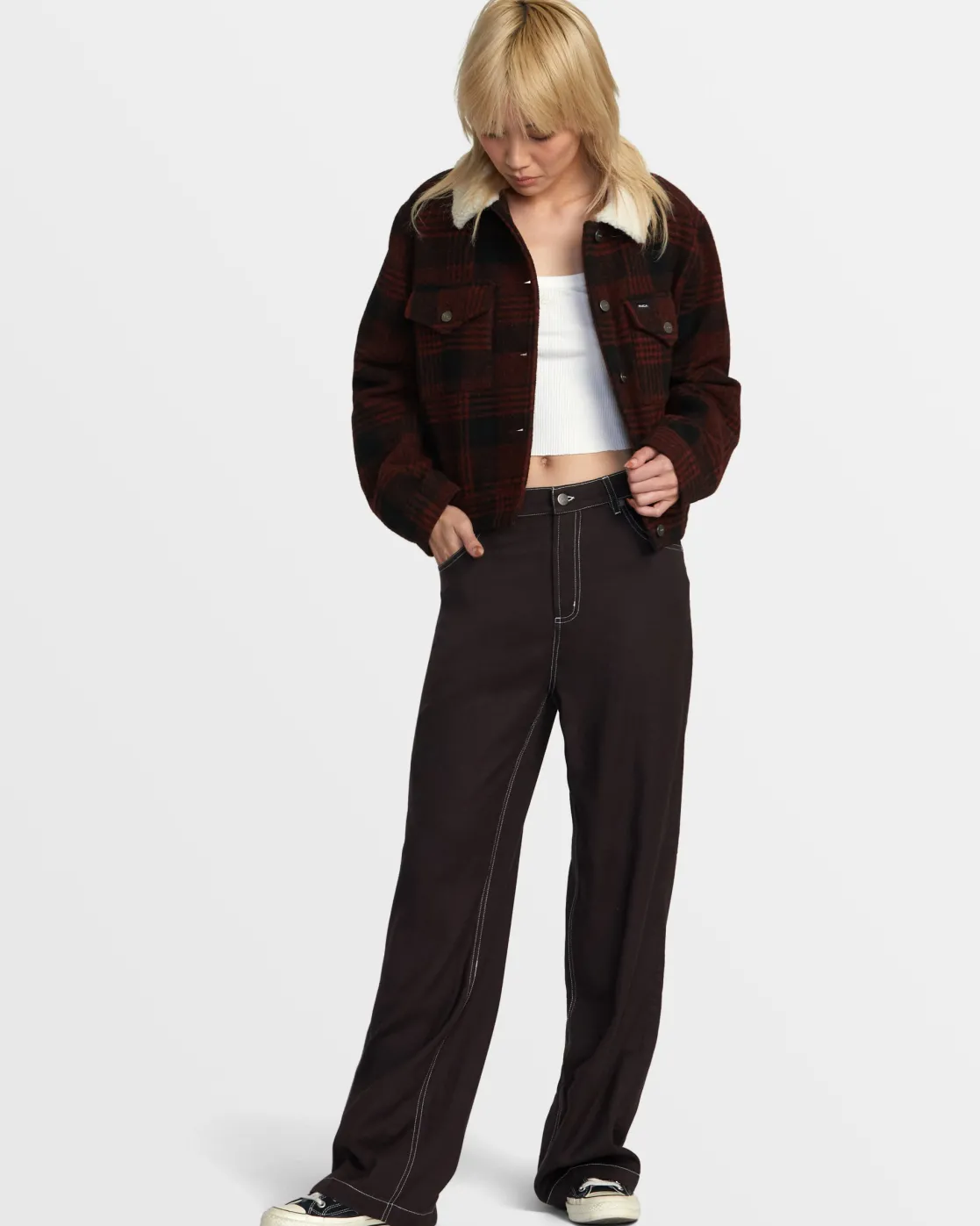 RVCA COCO PANTS Chocolate Torte