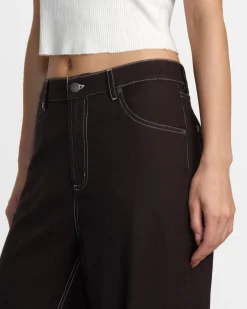 RVCA COCO PANTS Chocolate Torte
