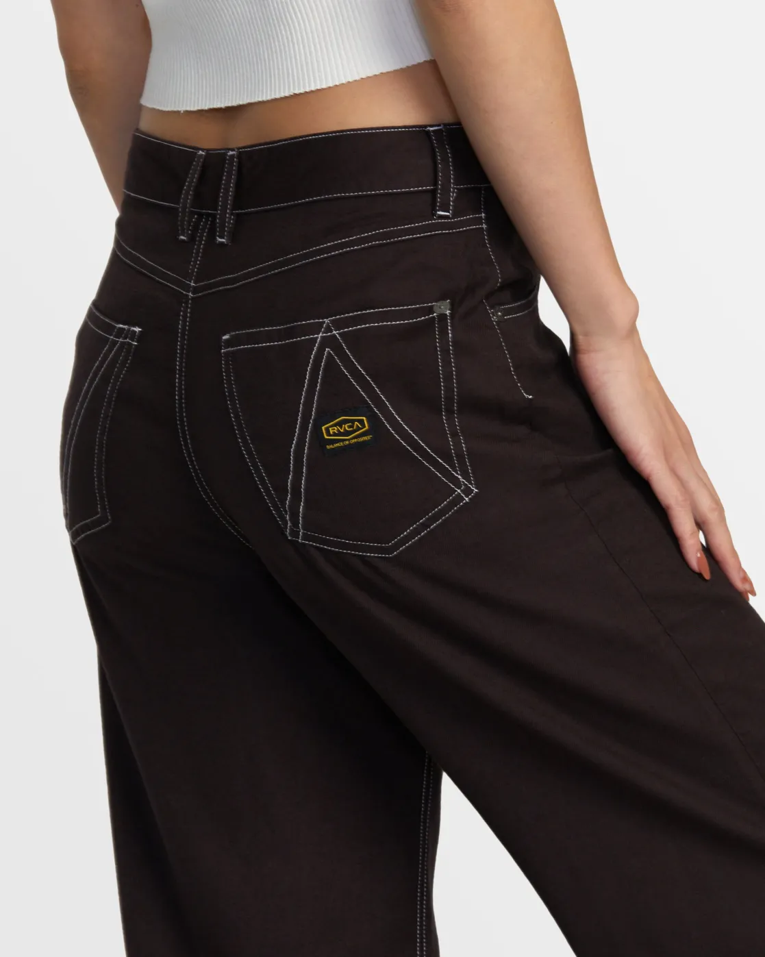 RVCA COCO PANTS Chocolate Torte