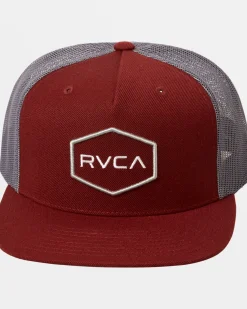 RVCA COMMONWEALTH TRUCKER HAT Wine Clearance
