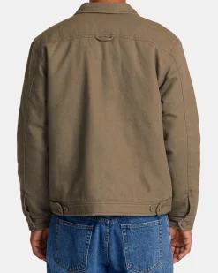 RVCA COPING JACKET Mushroom Hot
