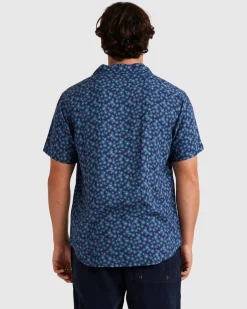 RVCA COSMOS SHORT SLEEVE SHIRT Outer Space Online