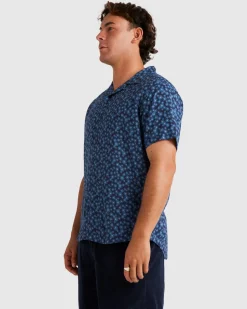 RVCA COSMOS SHORT SLEEVE SHIRT Outer Space Online