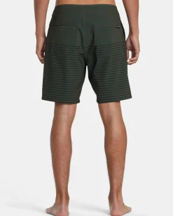RVCA CURREN 18" BOARDSHORTS Olive Dits Discount