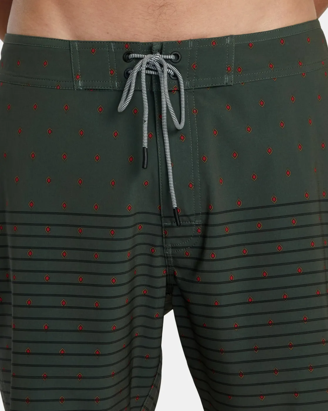 RVCA CURREN 18" BOARDSHORTS Olive Dits Discount