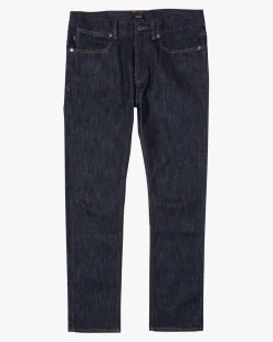 RVCA DAGGERS DENIM JEANS Dark Indigo Discount