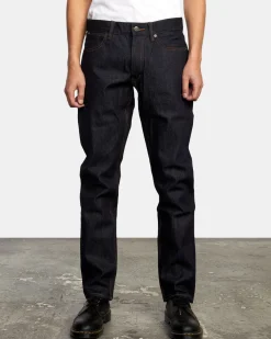 RVCA DAGGERS DENIM JEANS Dark Indigo Discount