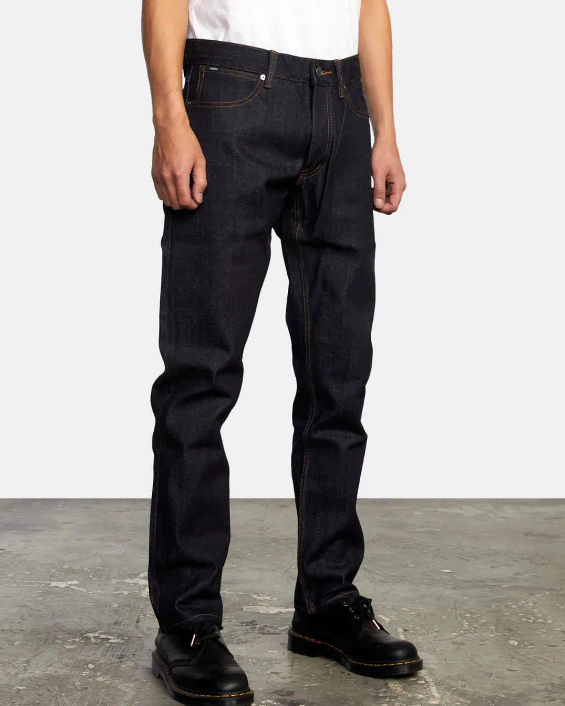 RVCA DAGGERS DENIM JEANS Dark Indigo Discount