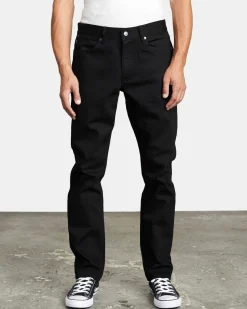 RVCA DAGGERS DENIM JEANS Black Black Discount