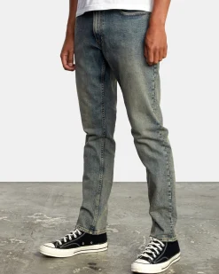 RVCA DAGGERS DENIM JEANS Dark Vintage Outlet