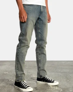 RVCA DAGGERS DENIM JEANS Dark Vintage Outlet