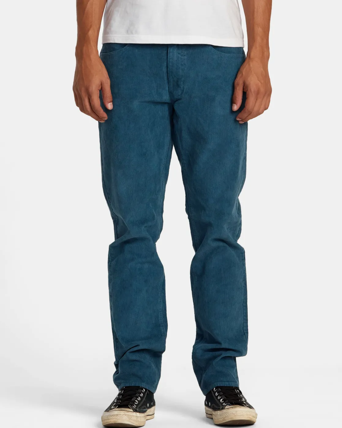 RVCA DAGGERS PIGMENT CORDUROY PANTS Duck Blue Best