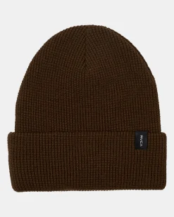 RVCA DAYSHIFT BEANIE Bombay Brown Hot