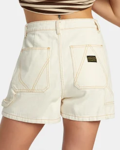 RVCA DAYSHIFT DENIM SHORTS Natural Hot