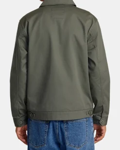 RVCA DAYSHIFT TWILL JACKET Olive Online