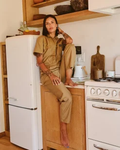 RVCA DAYSHIFT WORKWEAR JUMPSUIT Ermine Best