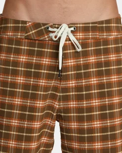 RVCA DAYTRIP BOARDSHORTS 17'' Bombay Brown New