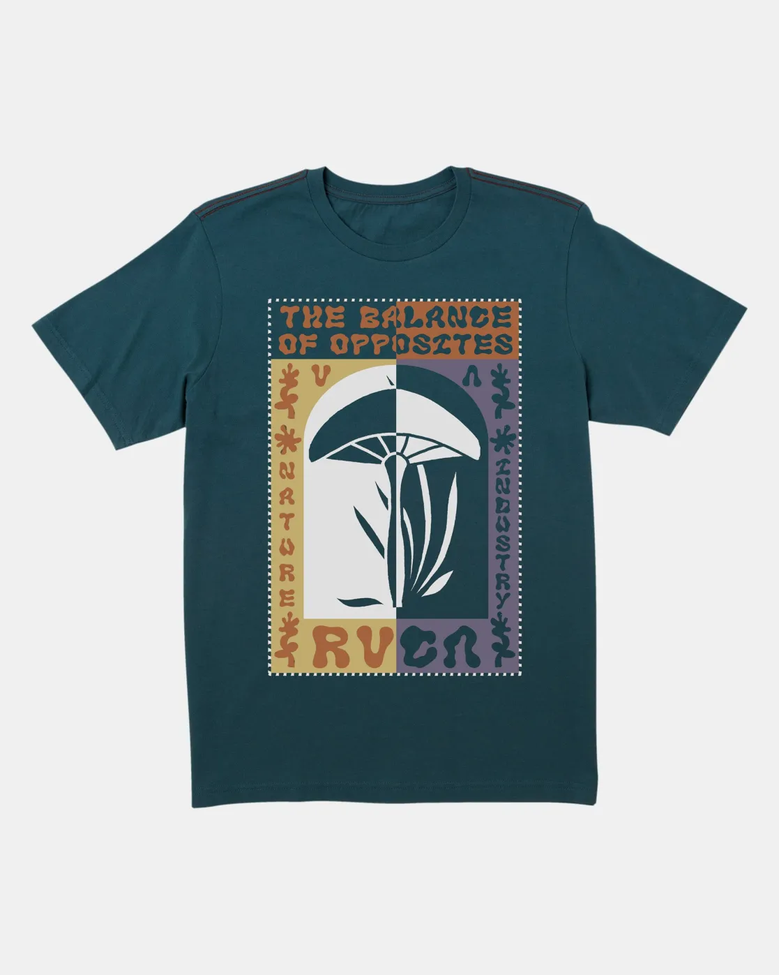 RVCA DECOSHROOM TEE Duck Blue Best