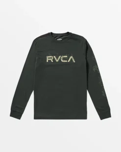 RVCA DESERTSCAPE LONG SLEEVE T-SHIRT Pirate Black Best