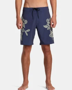 RVCA DISPLACED TRUNK 16" BOARDSHORTS Moody Blue Discount