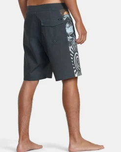 RVCA DRAIN BOARDSHORTS 20'' Black Clearance