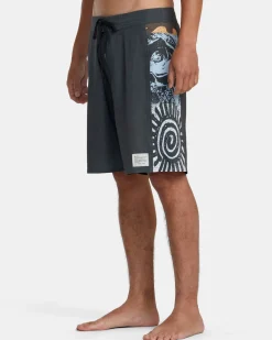 RVCA DRAIN BOARDSHORTS 20'' Black Clearance