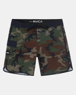 RVCA EASTERN 18" BOARDSHORTS Woodland Camo Outlet