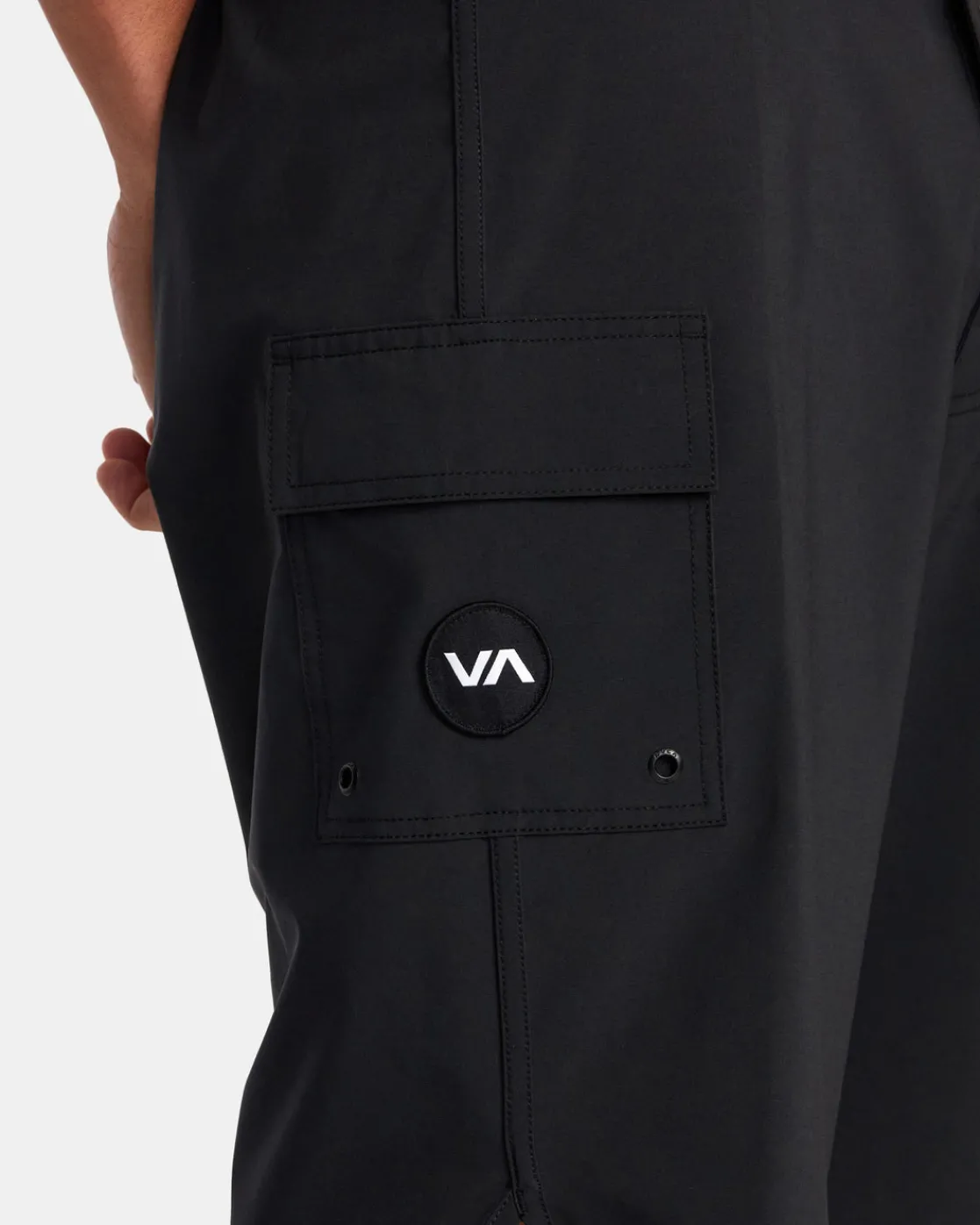 RVCA EASTERN 20" BOARDSHORTS All Black Outlet