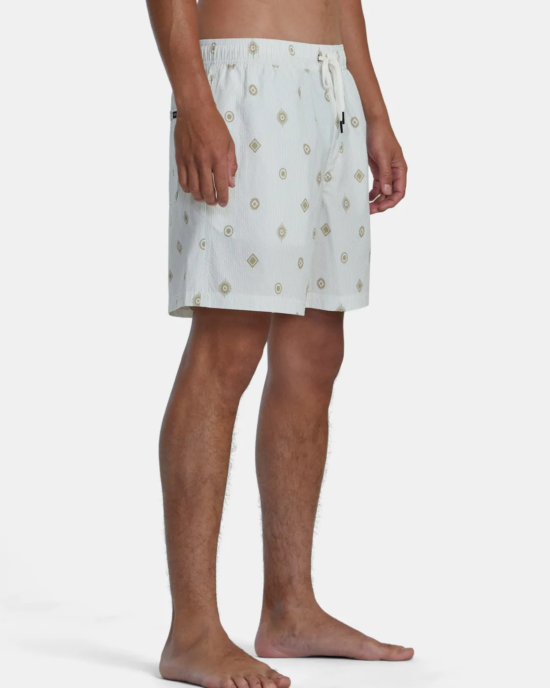 RVCA ENDLESS 17" ELASTIC WAIST SHORTS Latte