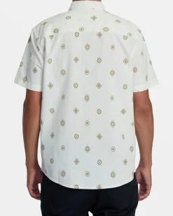 RVCA ENDLESS SEERSUCKER SHORT SLEEVE SHIRT Latte