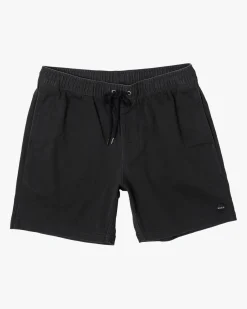 RVCA ESCAPE PRINT 17" SHORTS Black New