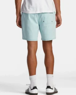 RVCA ESCAPE PRINT 17" SHORTS Blue Haze Best