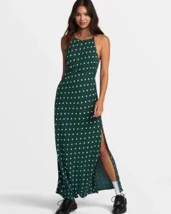 RVCA EXILE II DRESS Pineneedle